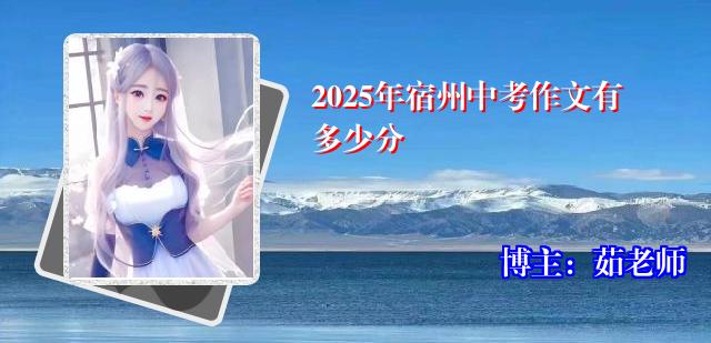 2025年宿州中考作文有多少分