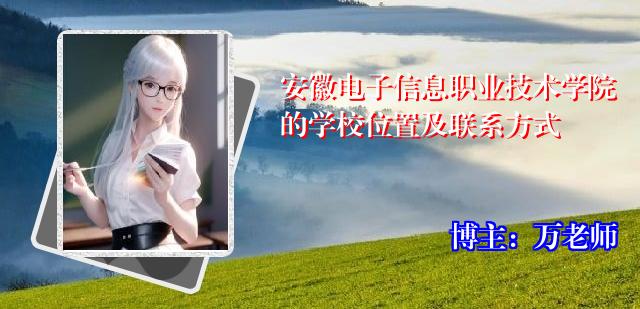安徽电子信息职业技术学院的学校位置及联系方式