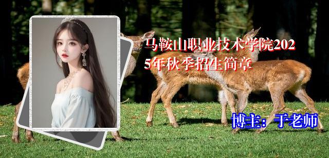 马鞍山职业技术学院2025年秋季招生简章