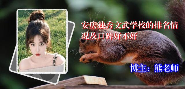 安庆独秀文武学校的排名情况及口碑好不好