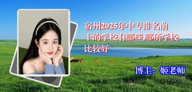 宿州2025年中专排名前十的学校有哪些,哪所学校比较好