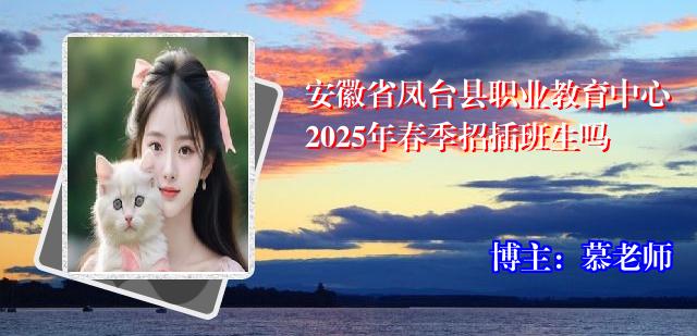 安徽省凤台县职业教育中心2025年春季招插班生吗