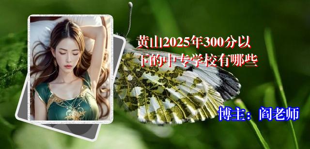 黄山2025年300分以下的中专学校有哪些