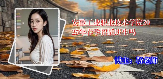 安徽工业职业技术学院2025年春季招插班生吗