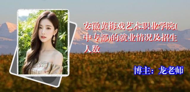 安徽黄梅戏艺术职业学院(中专部)的就业情况及招生人数