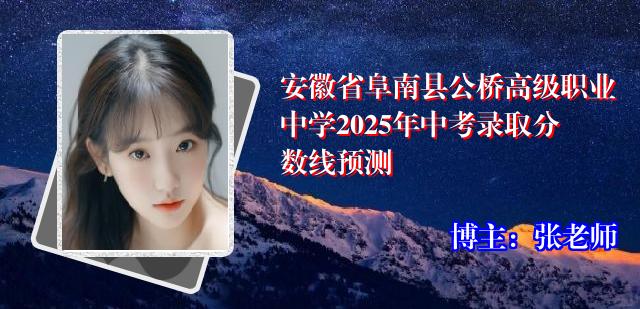 安徽省阜南县公桥高级职业中学2025年中考录取分数线预测