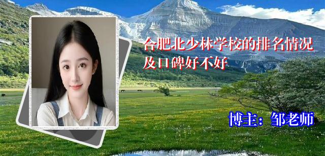 合肥北少林学校的排名情况及口碑好不好