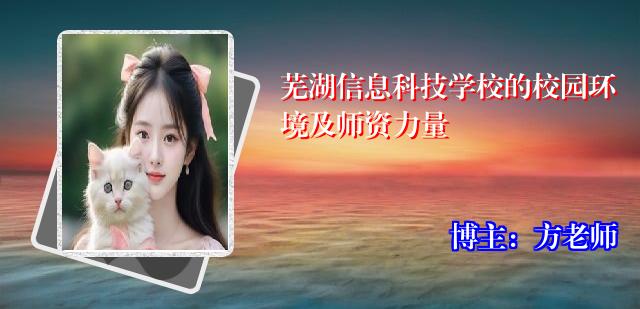 芜湖信息科技学校的校园环境及师资力量