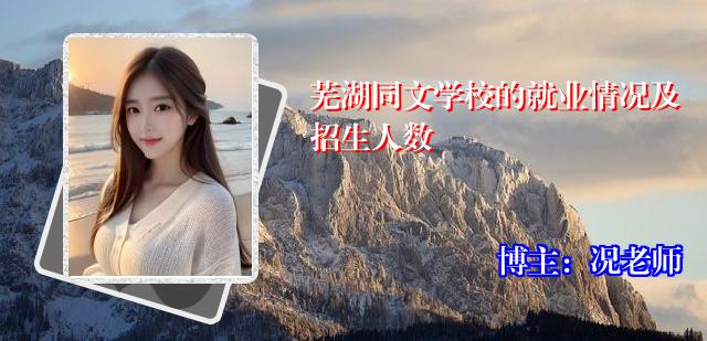 芜湖同文学校的就业情况及招生人数