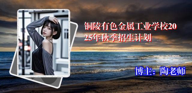 铜陵有色金属工业学校2025年秋季招生计划