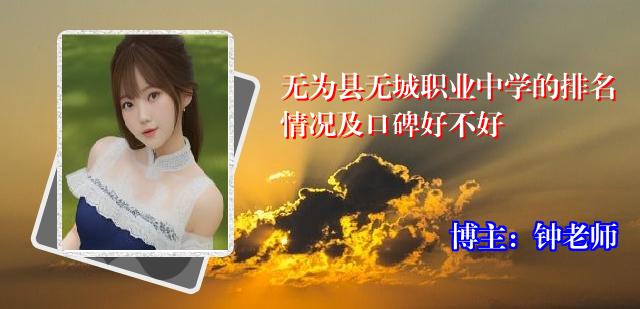 无为县无城职业中学的排名情况及口碑好不好
