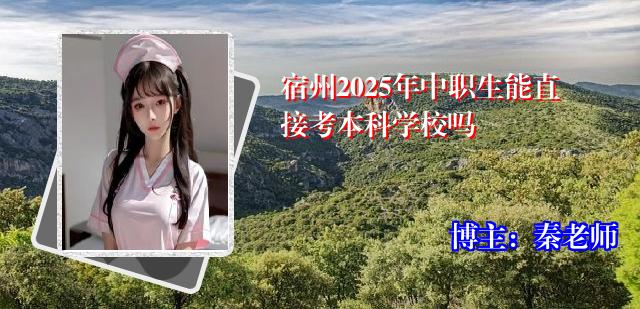 宿州2025年中职生能直接考本科学校吗