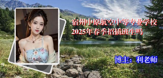 宿州中原航空中等专业学校2025年春季招插班生吗