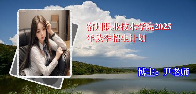 宿州职业技术学院2025年秋季招生计划
