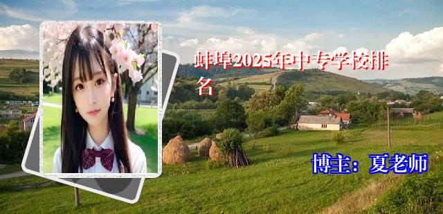 蚌埠2025年中专学校排名