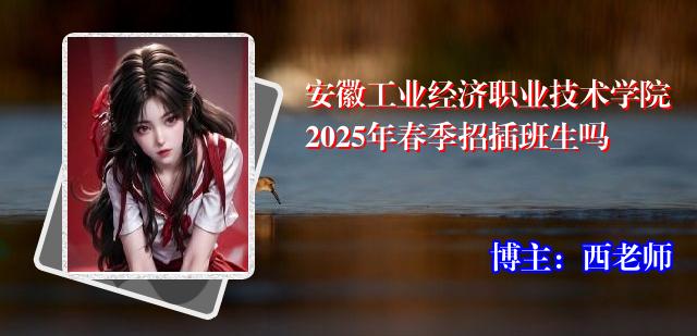 安徽工业经济职业技术学院2025年春季招插班生吗
