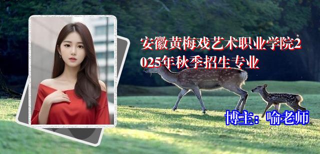 安徽黄梅戏艺术职业学院2025年秋季招生专业