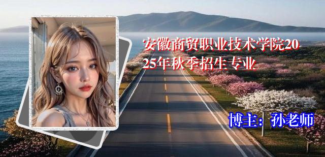 安徽商贸职业技术学院2025年秋季招生专业
