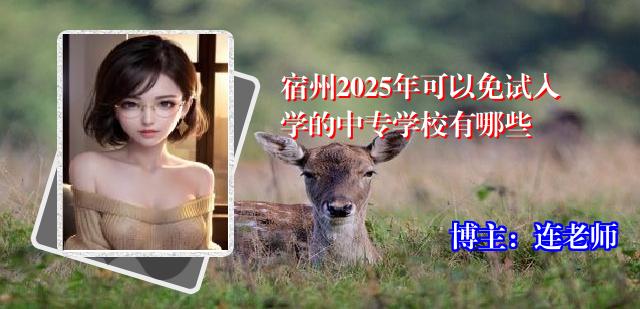 宿州2025年可以免试入学的中专学校有哪些