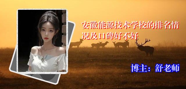 安徽能源技术学校的排名情况及口碑好不好