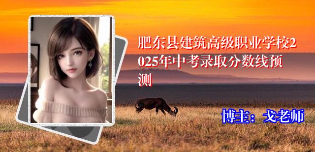 肥东县建筑高级职业学校2025年中考录取分数线预测