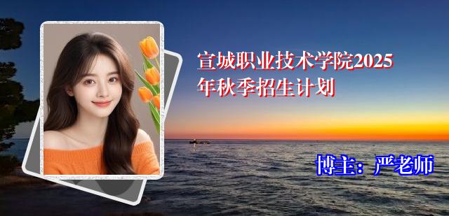 宣城职业技术学院2025年秋季招生计划