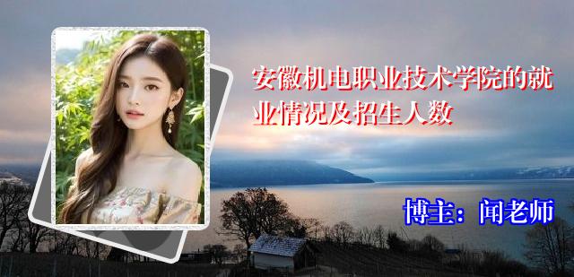 安徽机电职业技术学院的就业情况及招生人数