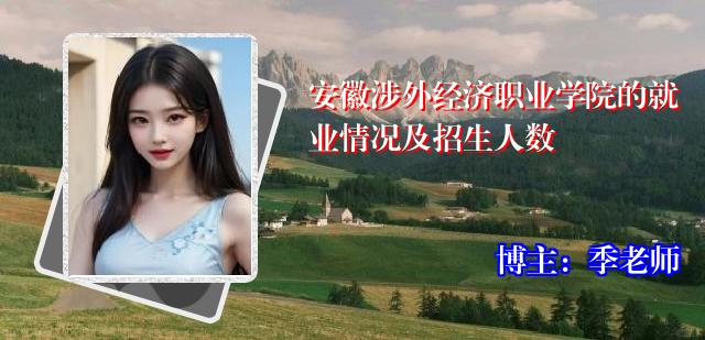 安徽涉外经济职业学院的就业情况及招生人数