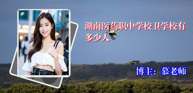 湖南医药职中学校卫学校有多少人