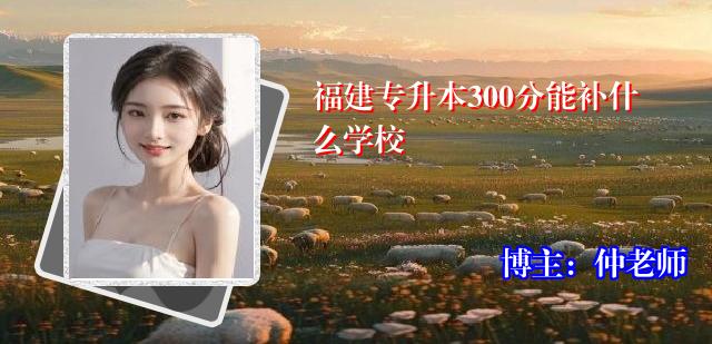 福建专升本300分能补什么学校